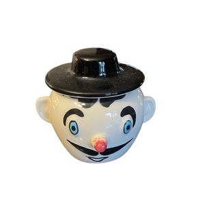 Pfaltzgraff 2007 Bicentennial Mini Derby Dan Cookie Jar w/Certificate